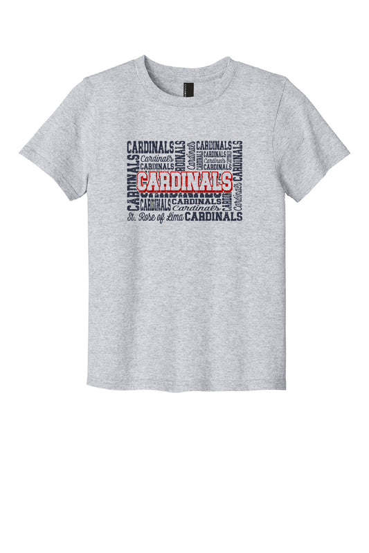 Cardinal Wordle Short Sleeve T-Shirt