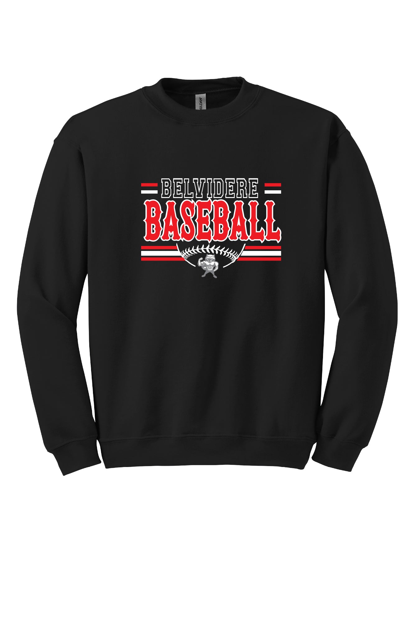 Belvidere Baseball Crewneck Sweatshirt