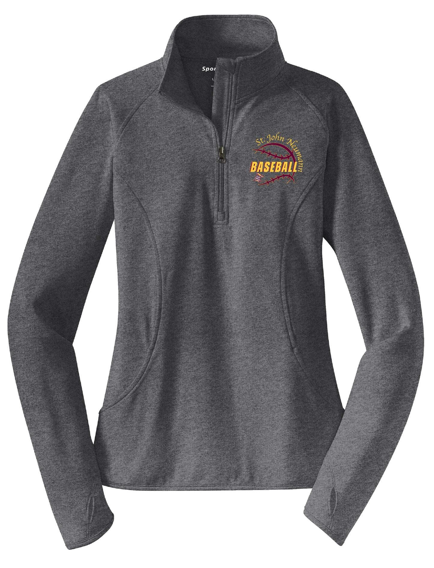 SJN Baseball Ladies Sport Tek 1/4 Zip Pullover