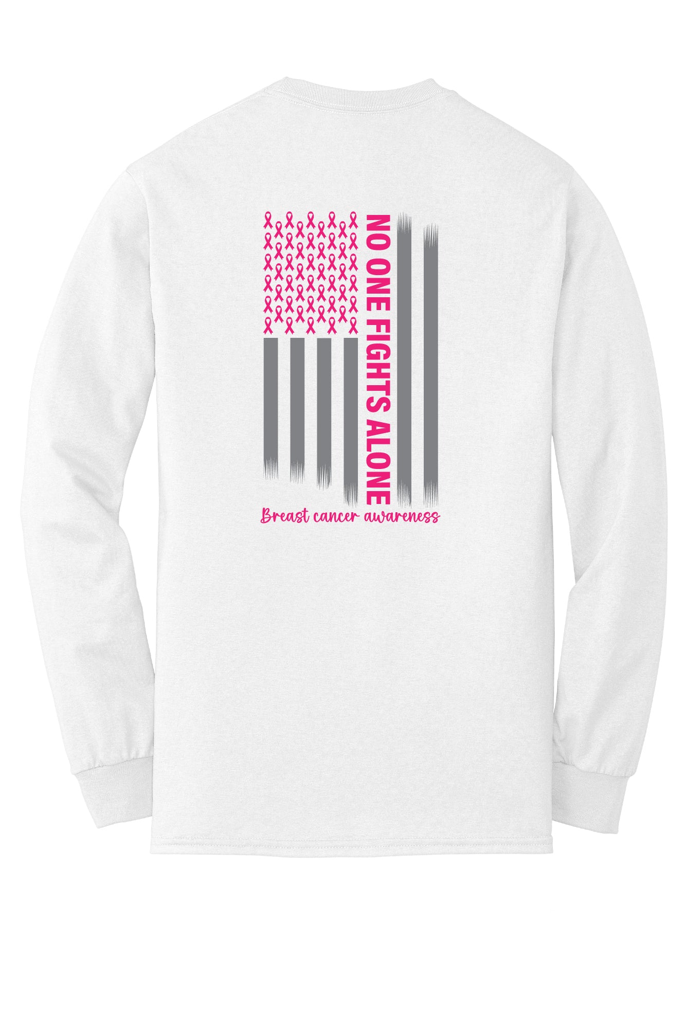 Patriots Flag Back Long Sleeve Shirt