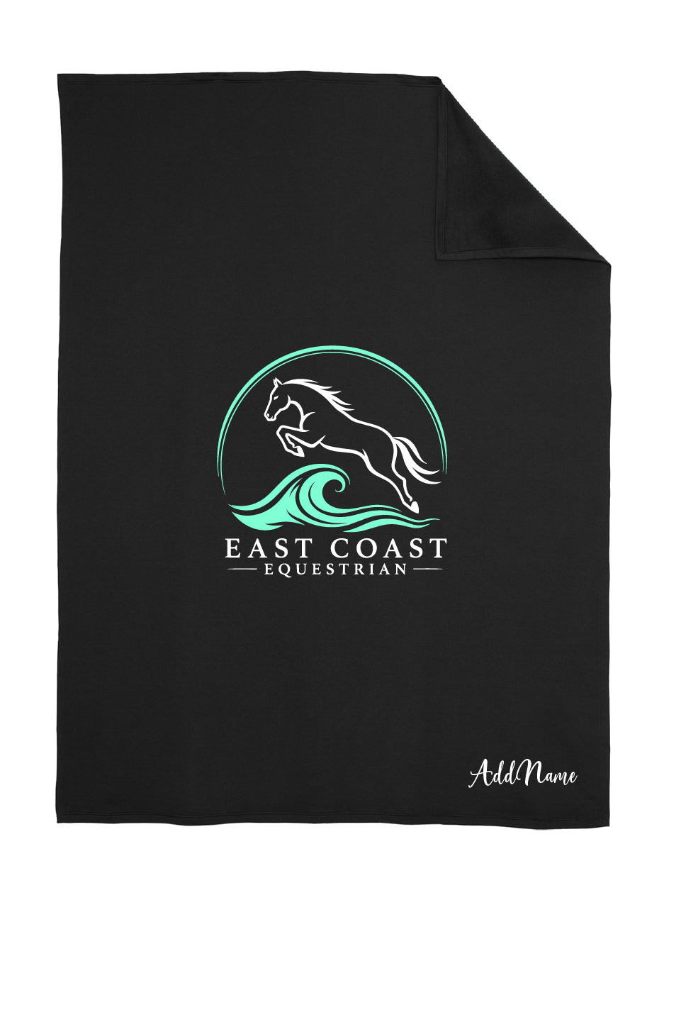 East Coast Equestrian Oversized Sweatshirt Blanket