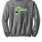 Notre Dame Softball Crewneck Sweatshirt (Youth) gray front