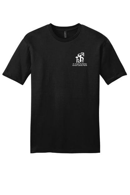 St. Joseph the Worker II Short Sleeve T-shirt-Single Color Logo