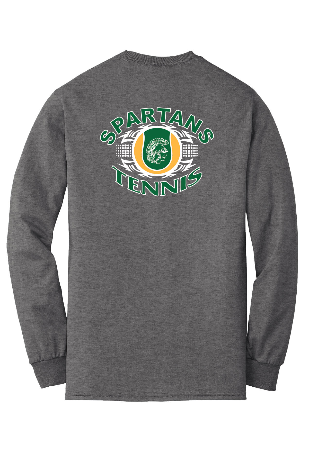 Spartans Long Sleeve T-Shirt back-gray