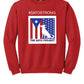 Gildan Crewneck Sweatshirt red