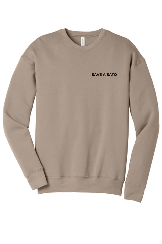 SAVE A SATO Bella Canvas Crewneck Sweatshirt