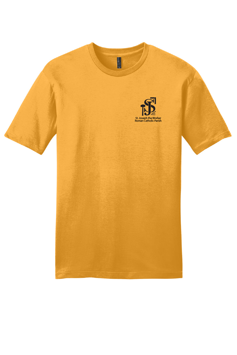 St. Joseph the Worker II Short Sleeve T-shirt-Single Color Logo