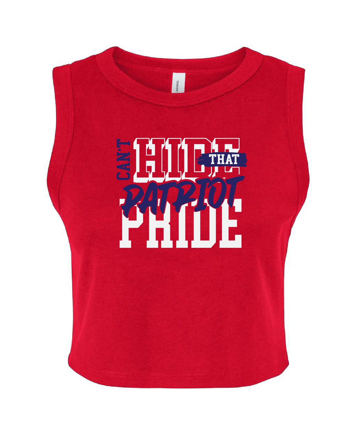 Bella Canva Women's Micro Rib Muscle Crop Tank