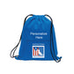 Personalized Cinch Pack blue