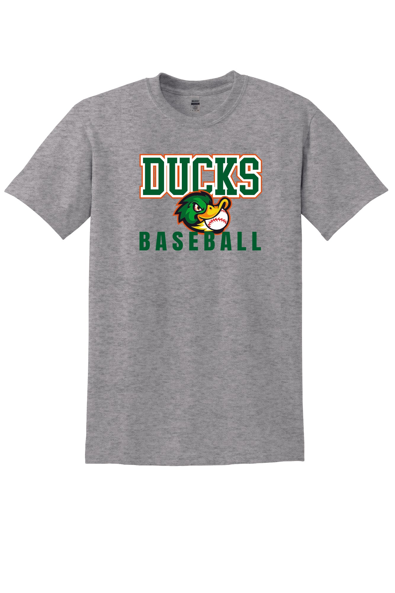 Adult Ducks Baseball Short Sleeve T-shirt