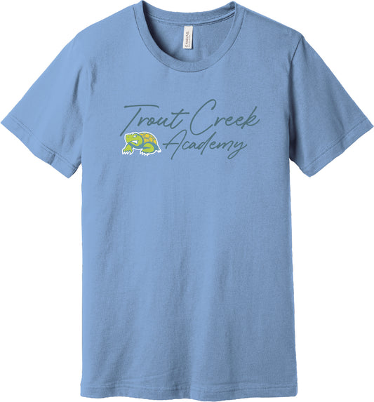 Trout Creek Script Bella Canvas Short Sleeve T-Shirt