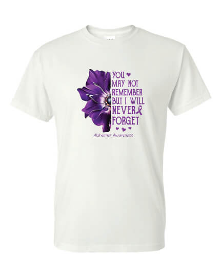 I Will Never Forget Short Sleeve T-Shirt white
