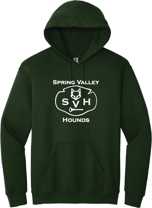 Spring Valley Hounds Hoodie (Gildan, Youth) green