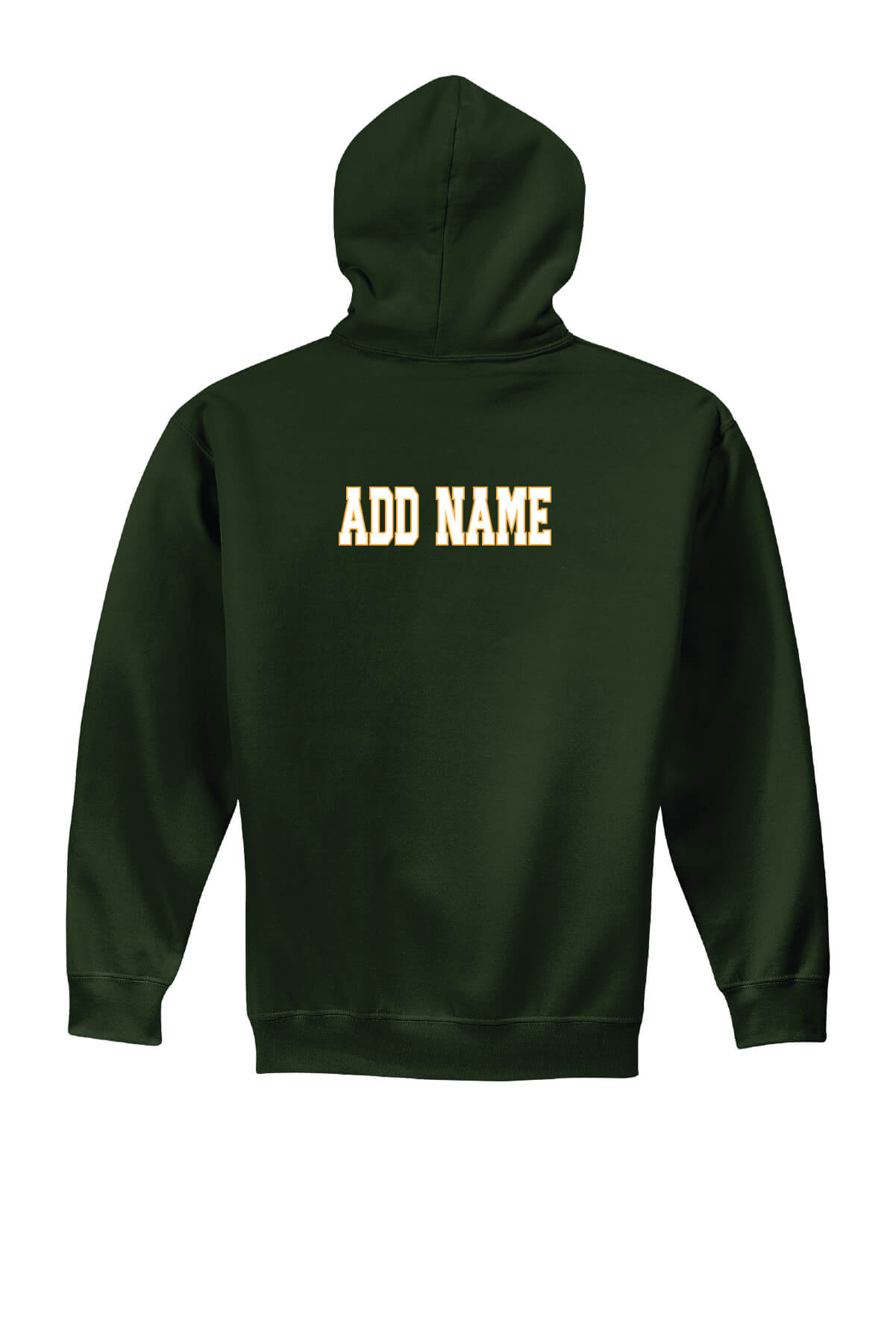 Spartans XC Hoodie back-green