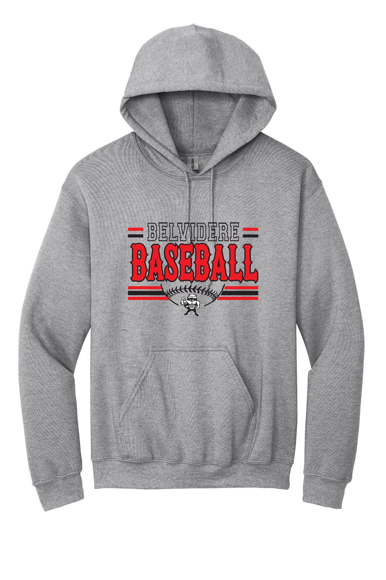 Belvidere Baseball Hoodie Sweatshirt