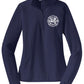 Sport Tek Ladies Zip Pullover navy front