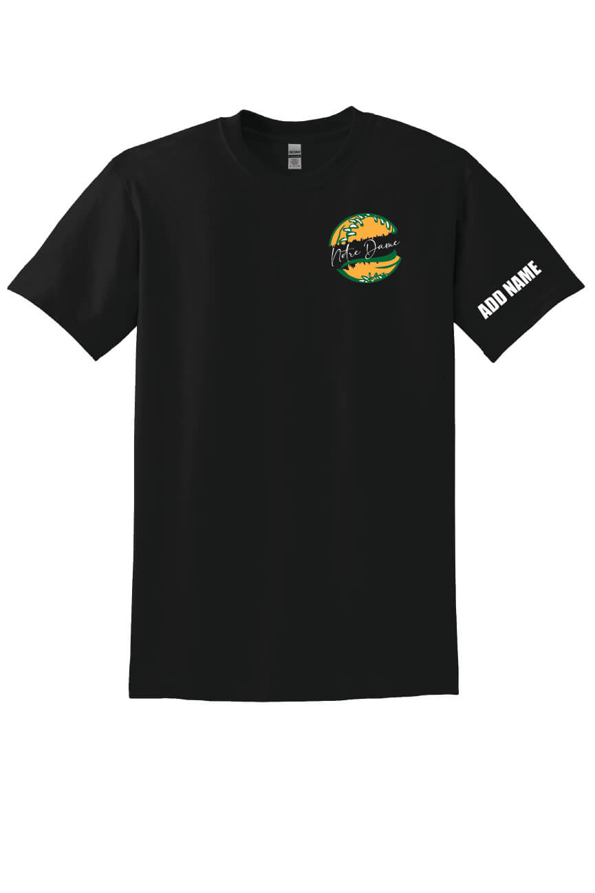 Spartans Softball Short Sleeve T-Shirt black, front