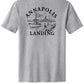 Annapolis Landing ~Boat Print Back~Short Sleeve T-shirt