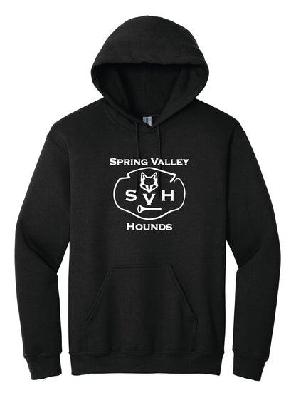 Spring Valley Hounds Hoodie (Gildan, Youth) black