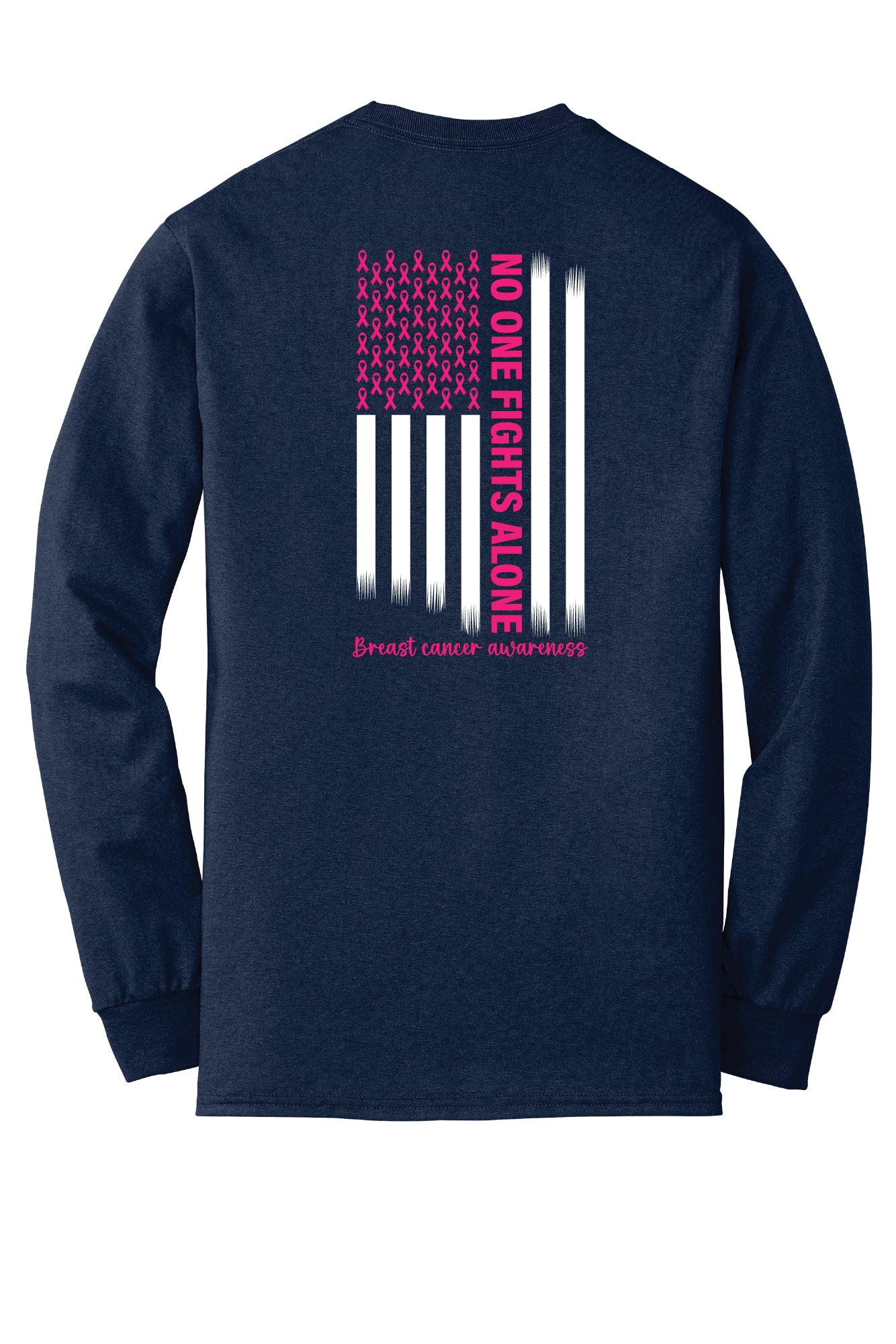 Patriots Flag Back Long Sleeve Shirt