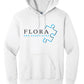 Hoodie front white
