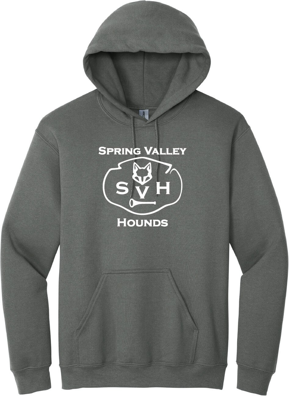 Spring Valley Hounds Hoodie (Gildan, Youth) gray