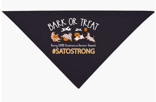 Bark or Treat Dog Bandana