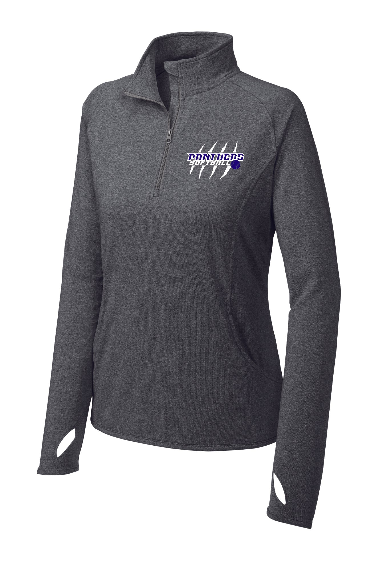 Panthers Ladies 1/4 Zip Pullover