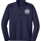 Sport Tek Mens Zip Pullover navy front