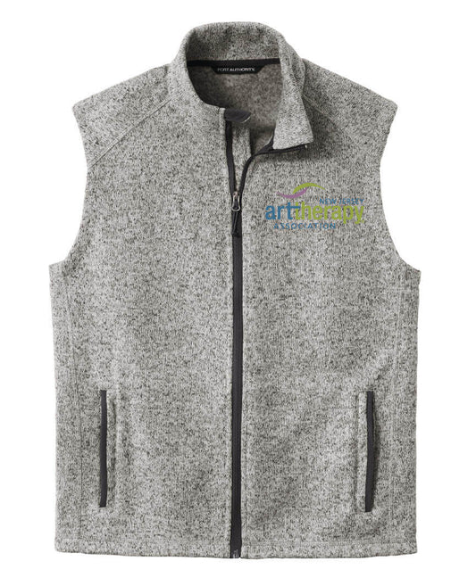 Sweater Fleece Vest mens gray