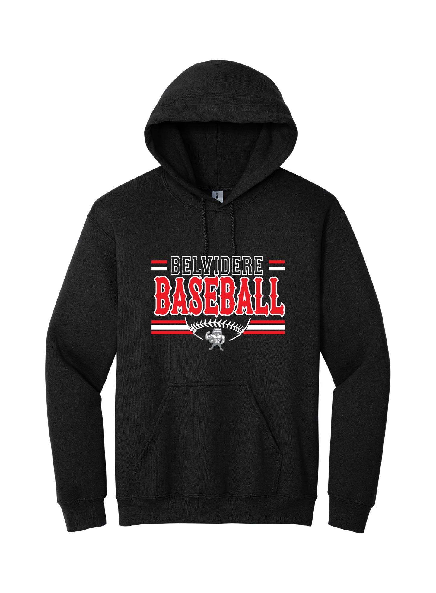 Belvidere Baseball Hoodie Sweatshirt
