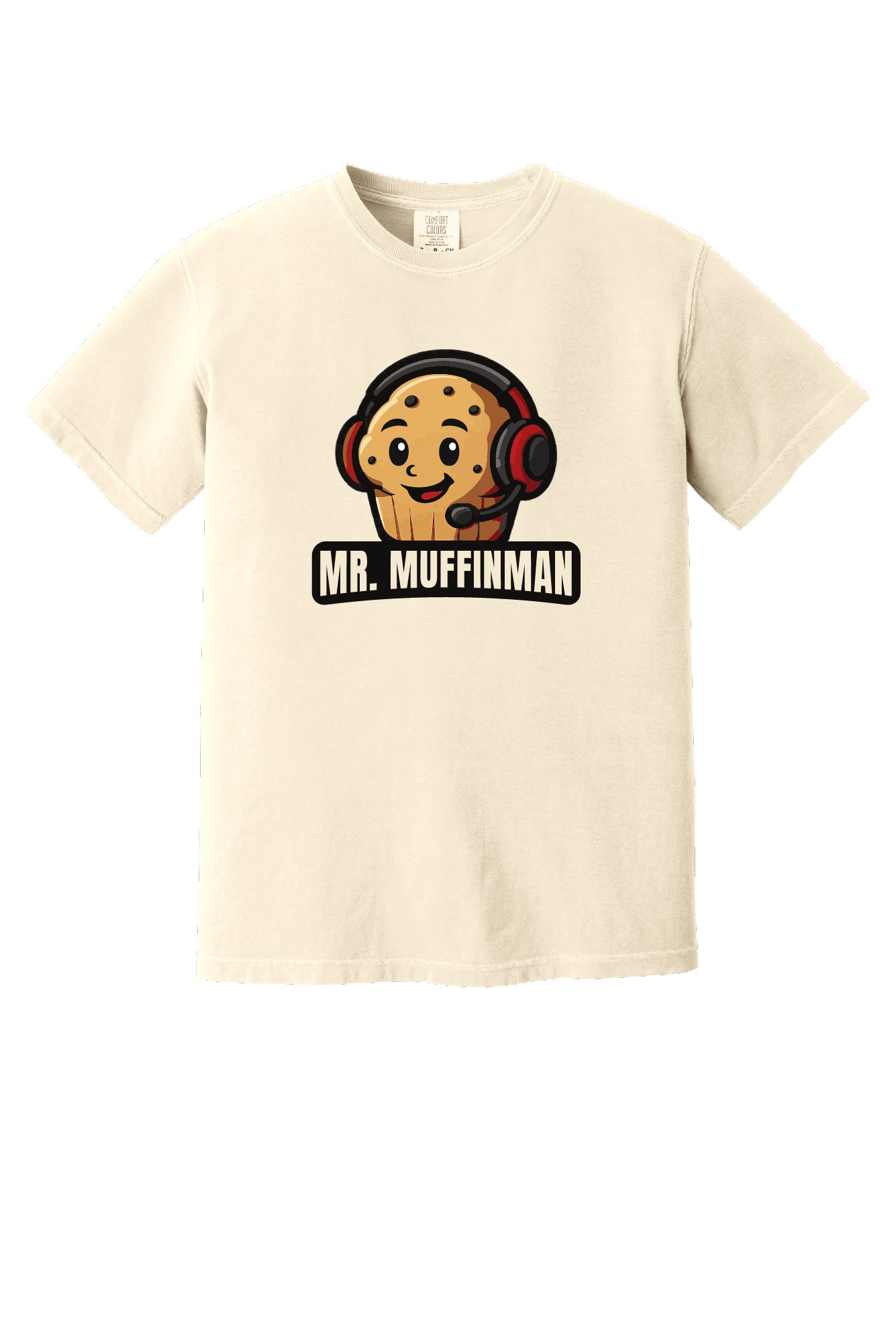 Mr. Muffinman (Red) Comfort Colors Short Sleeve T-shirt