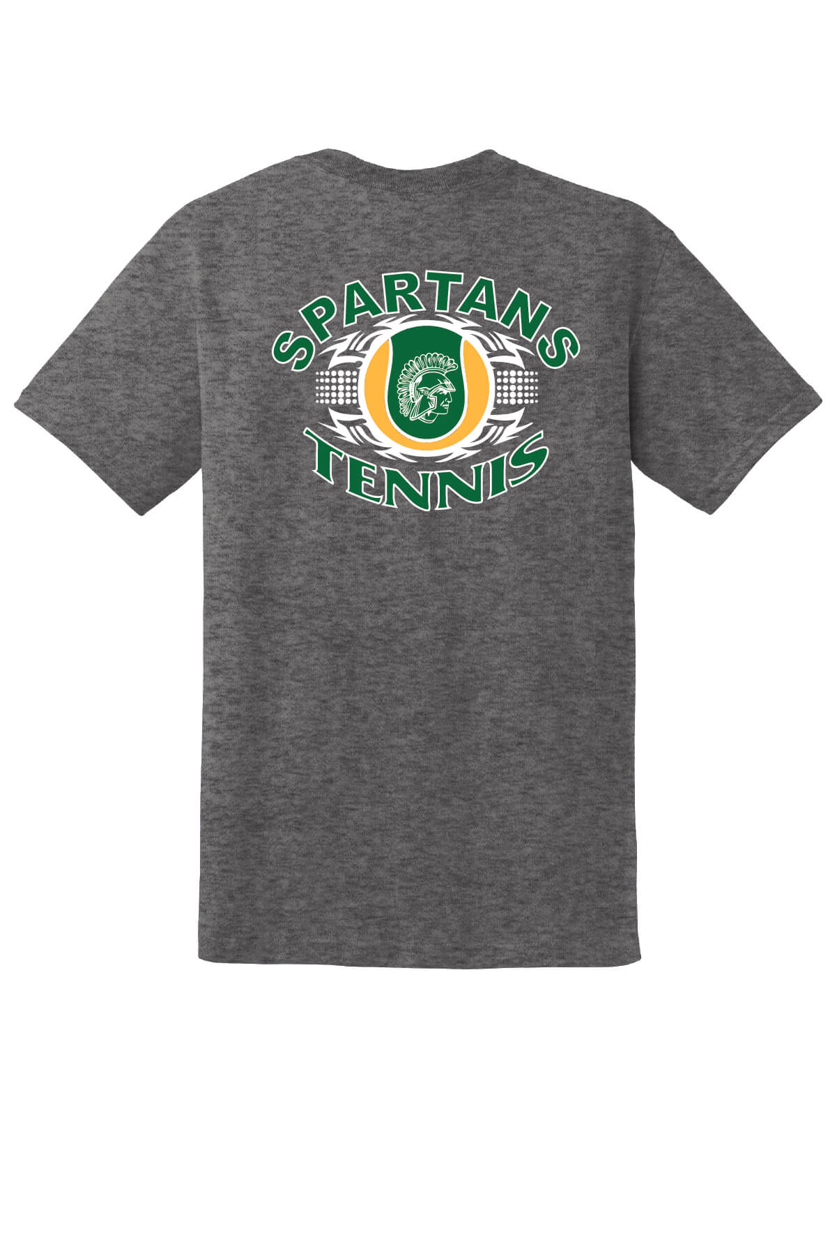 Spartans Short Sleeve T-Shirt back-gray