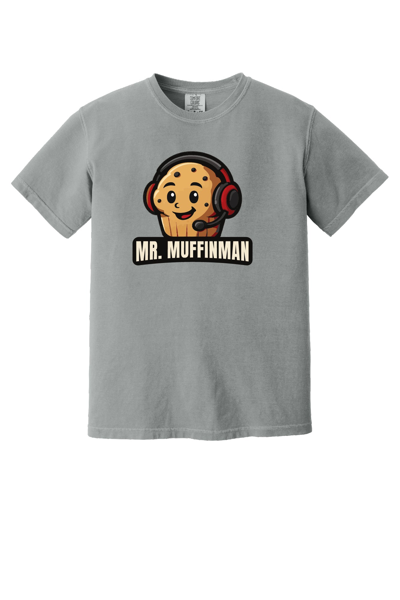 Mr. Muffinman (Red) Comfort Colors Short Sleeve T-shirt