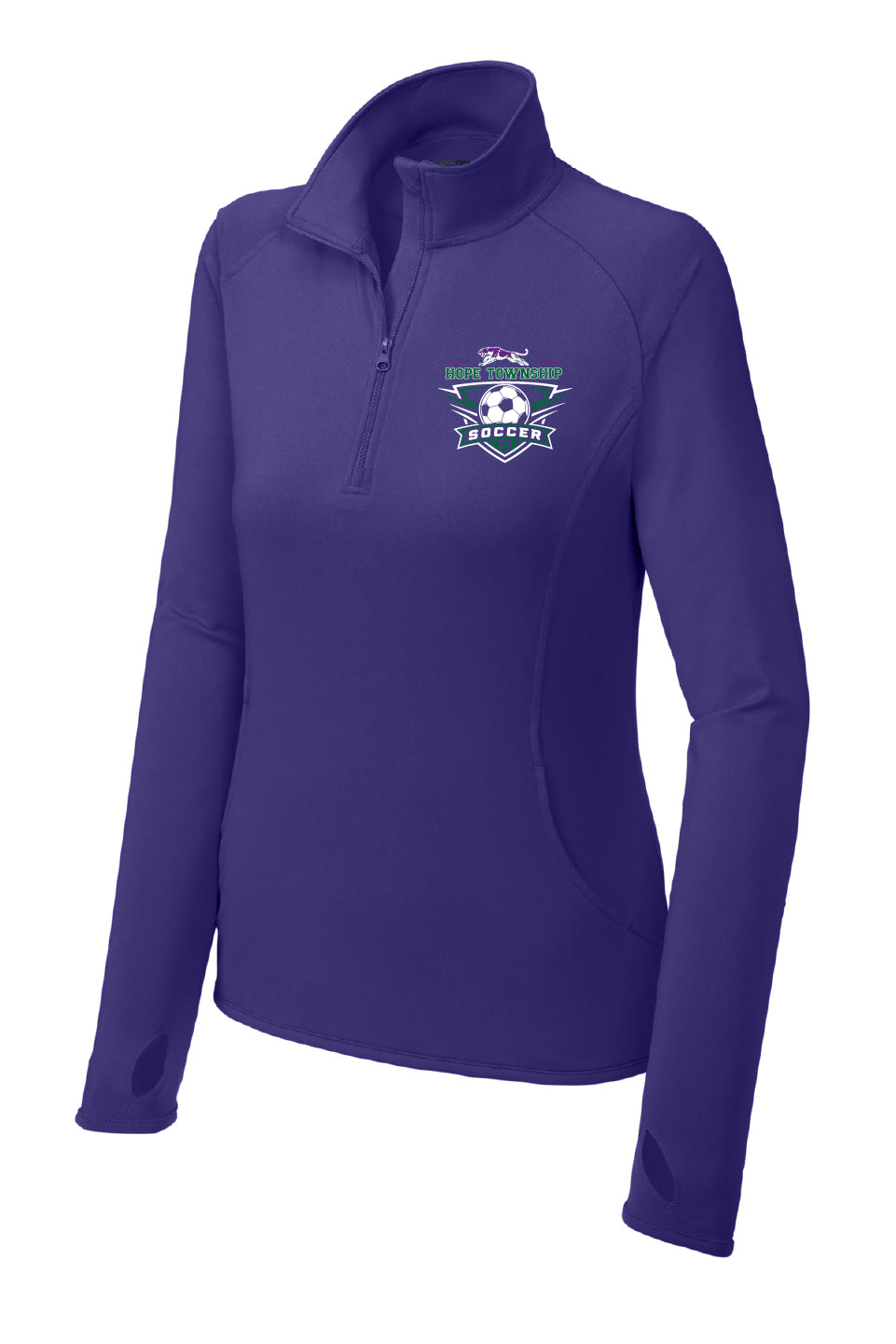 Hope Twp. Soccer Sport Tek 1/4 Zip Pullover (Ladies)