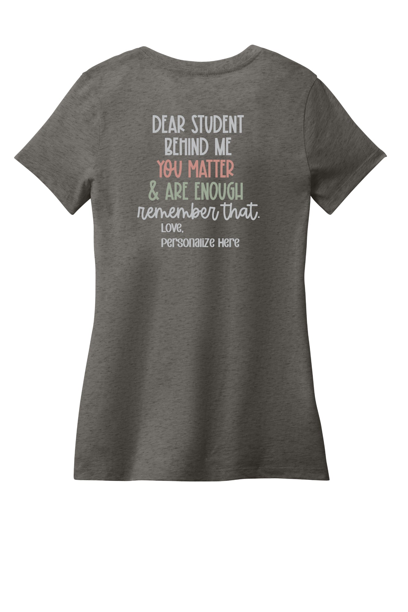 Student Behind Me Ladies V-Neck