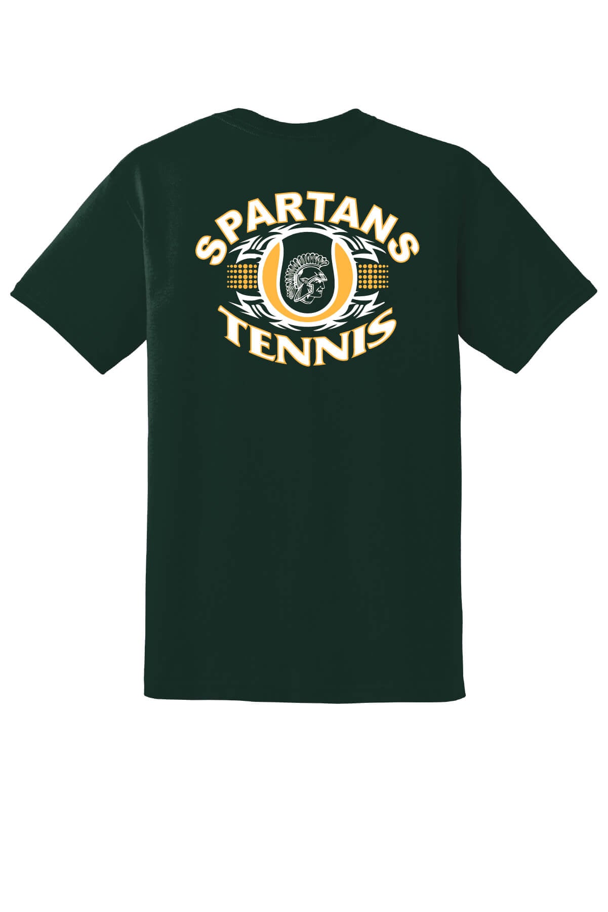 Spartans Short Sleeve T-Shirt back-green