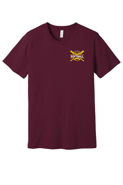 SJN Softball Short Sleeve  Bella Canvas T-Shirt