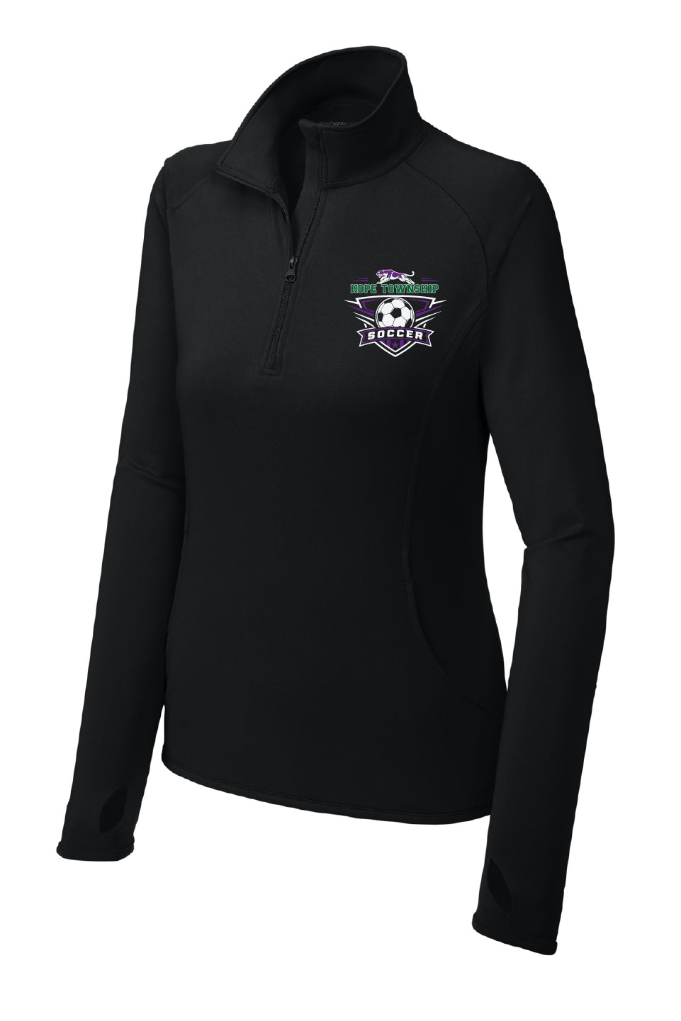 Hope Twp. Soccer Sport Tek 1/4 Zip Pullover (Ladies)