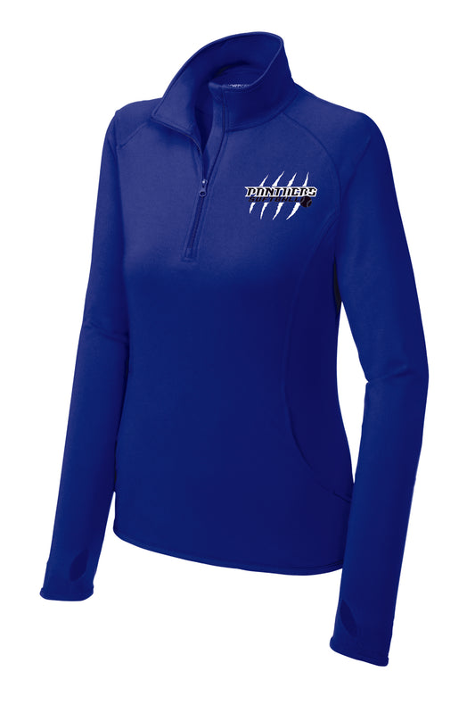 Panthers Ladies 1/4 Zip Pullover