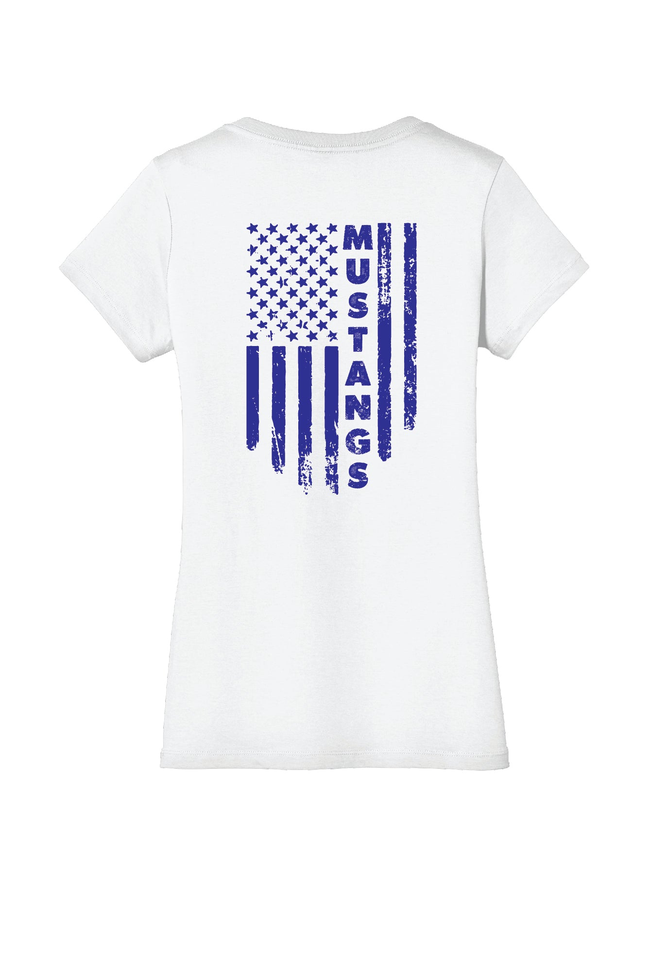 Frelinghuysen Flag Back Ladies V-Neck