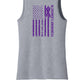 Memories Matter-Flag Back Ladies Tank Top