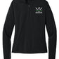 Ladies Notre Dame Golf Sport Tek 1/4 Zip Pullover