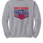 NW Basketball Crewneck Sweatshirt (Youth) gray