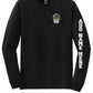Youth Spartans Basketball Long Sleeve T-Shirt black-front