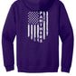 Youth Flag Back Hooded Sweatshirt