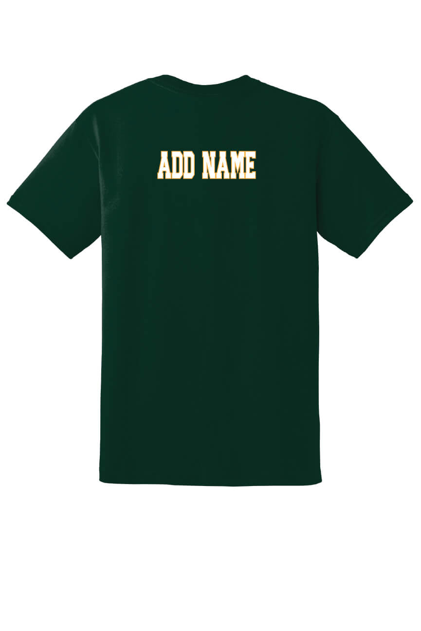 Spartans Short Sleeve T-Shirt back - green