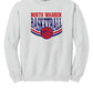 NW Basketball Crewneck Sweatshirt (Youth) white
