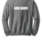 Notre Dame Baseball Crewneck Sweatshirt (Youth) gray, back