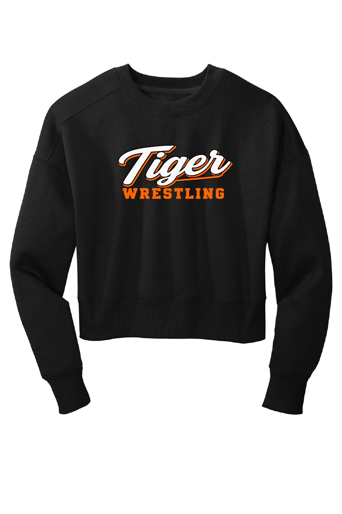 Ladies Wrestling Cropped CrewSweatshirt